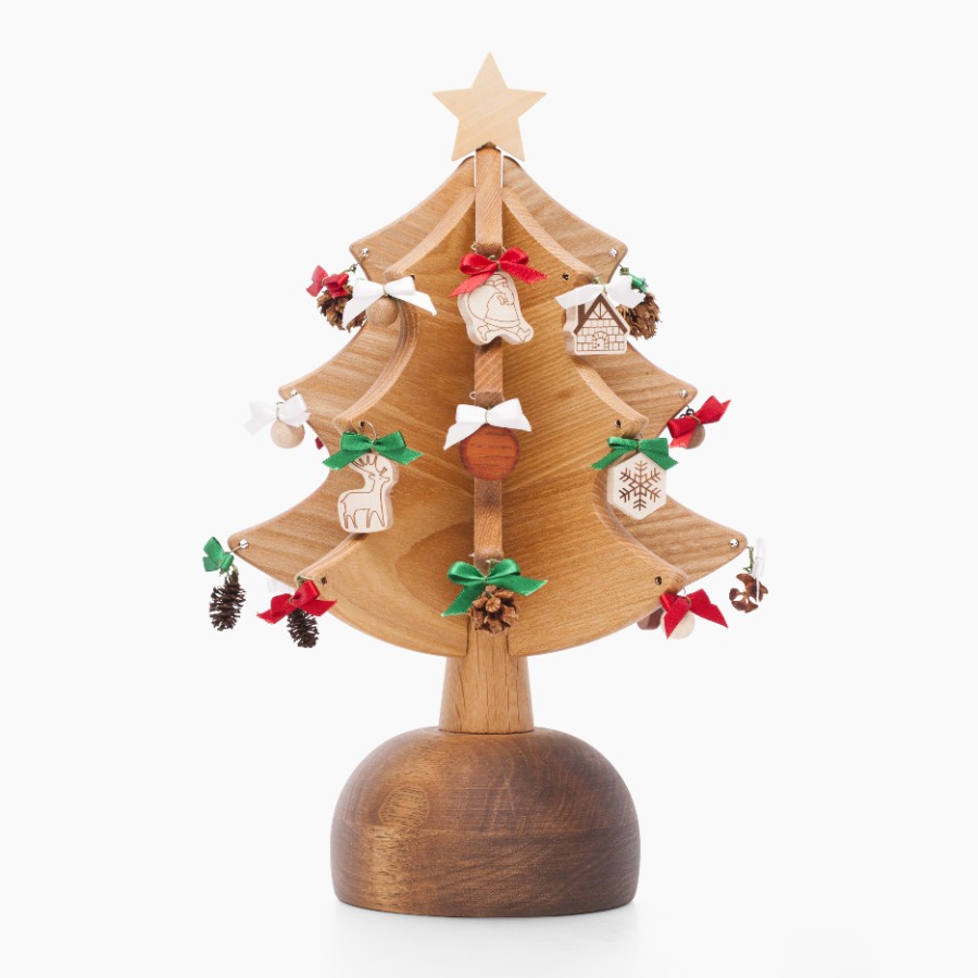 ＜オークヴィレッジ＞オルゴールツリー・プチ　ナチュラル