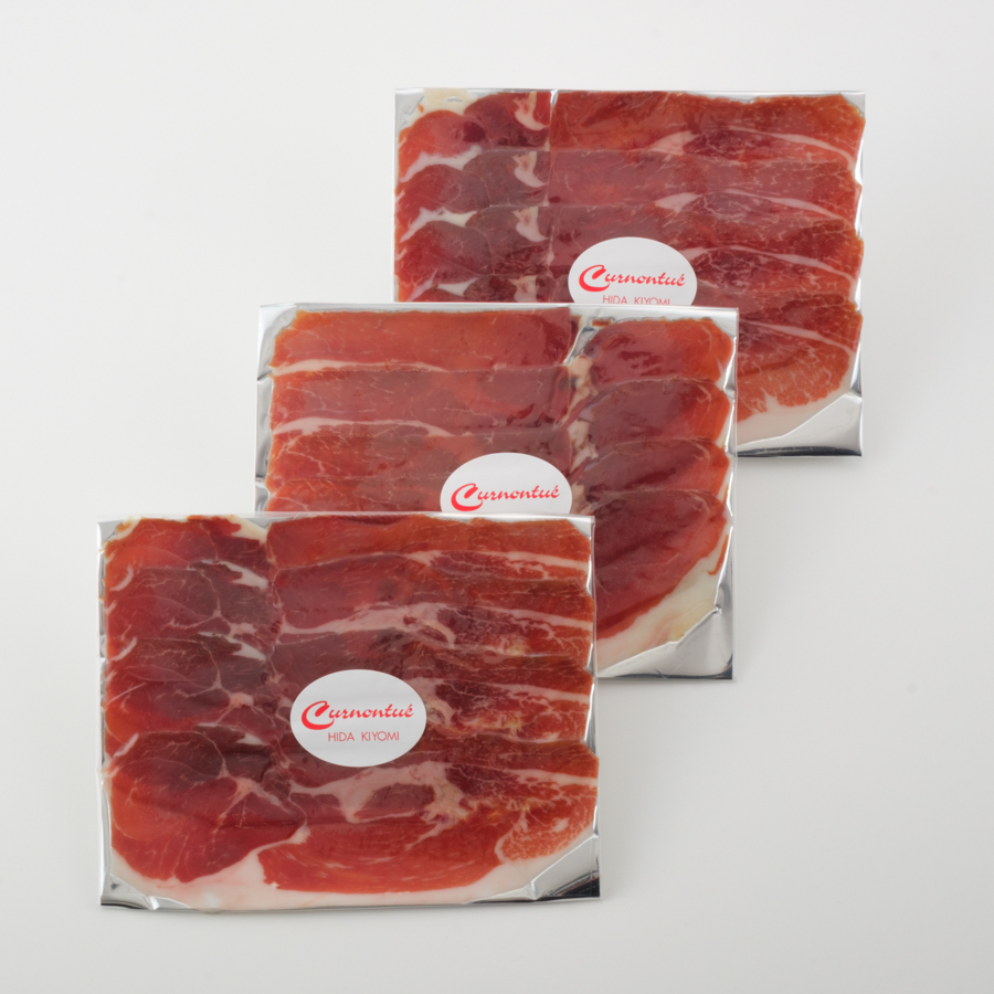 <キュルノンチュエ>ジャンボン・チュエ・クリュ「煙突の燻製生ハム」(鹿児島黒豚の腿肉)3パック