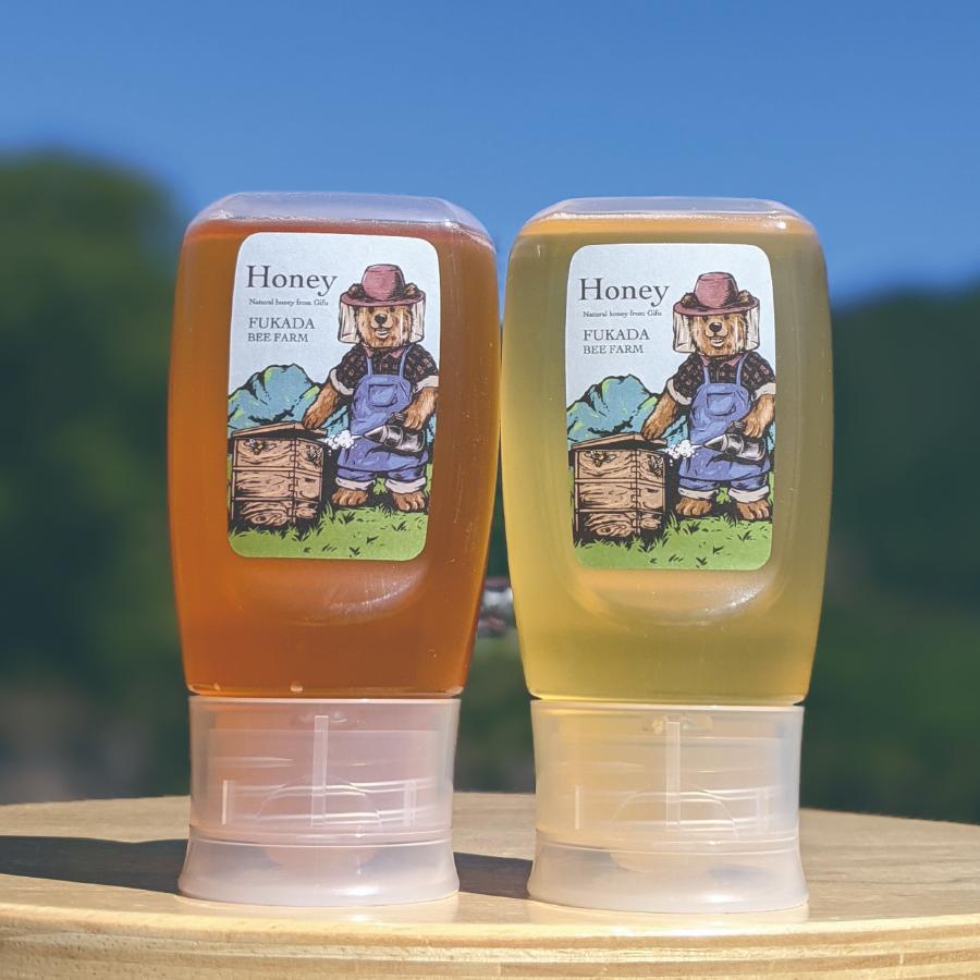 <深田養蜂>深田養蜂の蜂蜜 国産の非加熱生はちみつ 養蜂家直送味比べ300g × 2本セット