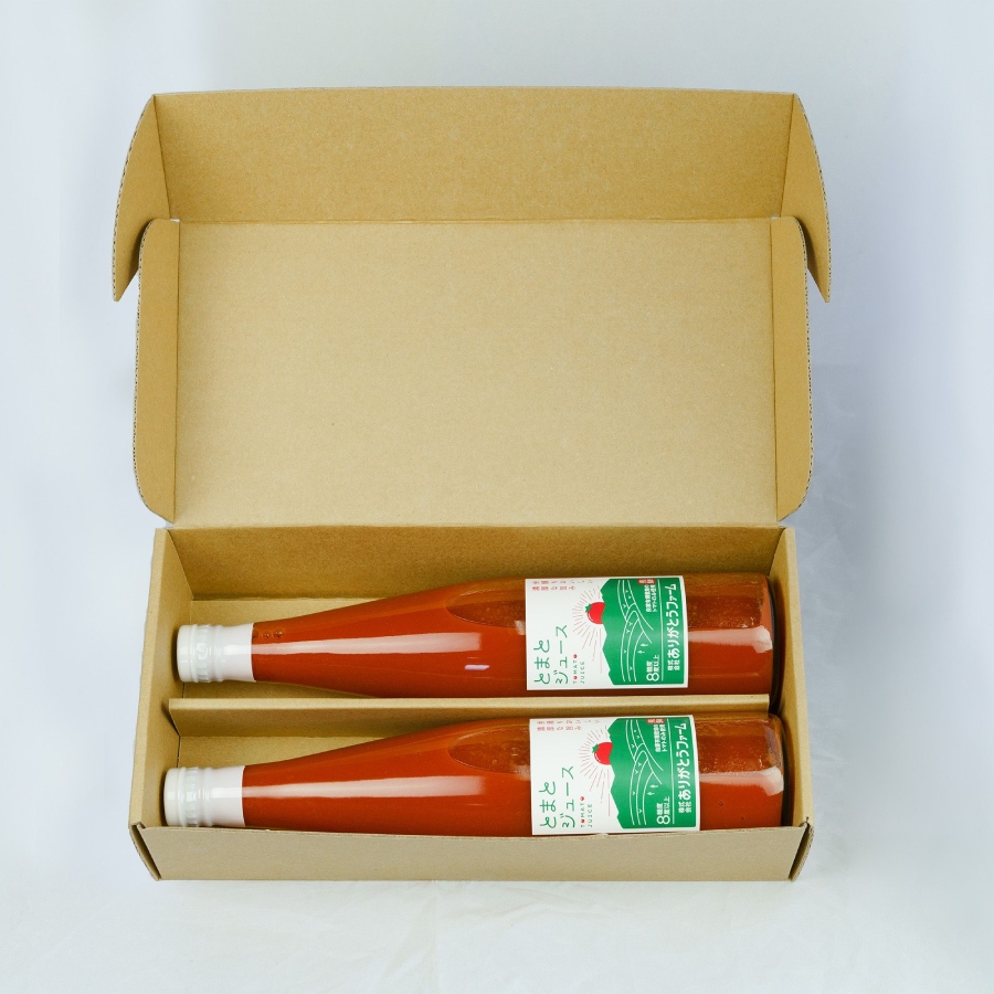 <ありがとうファーム>トマトジュース500ml×2本