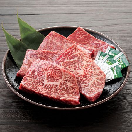 ＜小川ミート＞Ａ5等級「飛騨牛」赤身ステーキ用（モモ）100ｇ×5（計500ｇ）