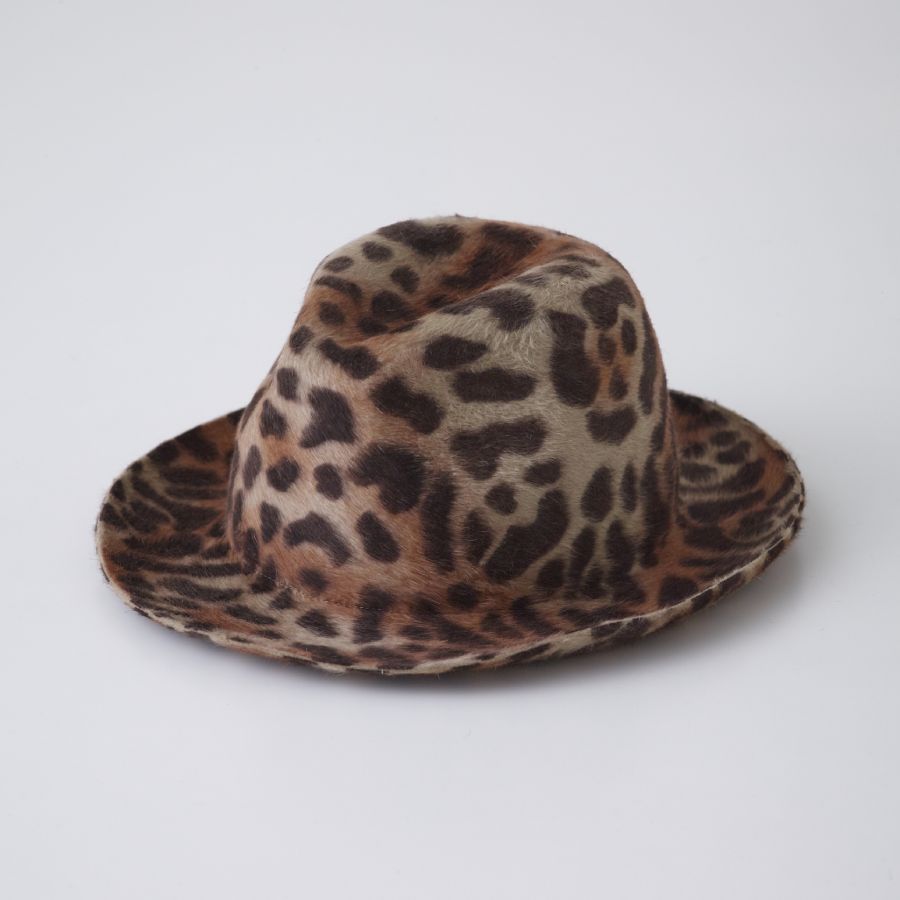 〈Ｓ＋ｋｉｋｉ〉Hat Aoi Mailet Leopard　58.5cm