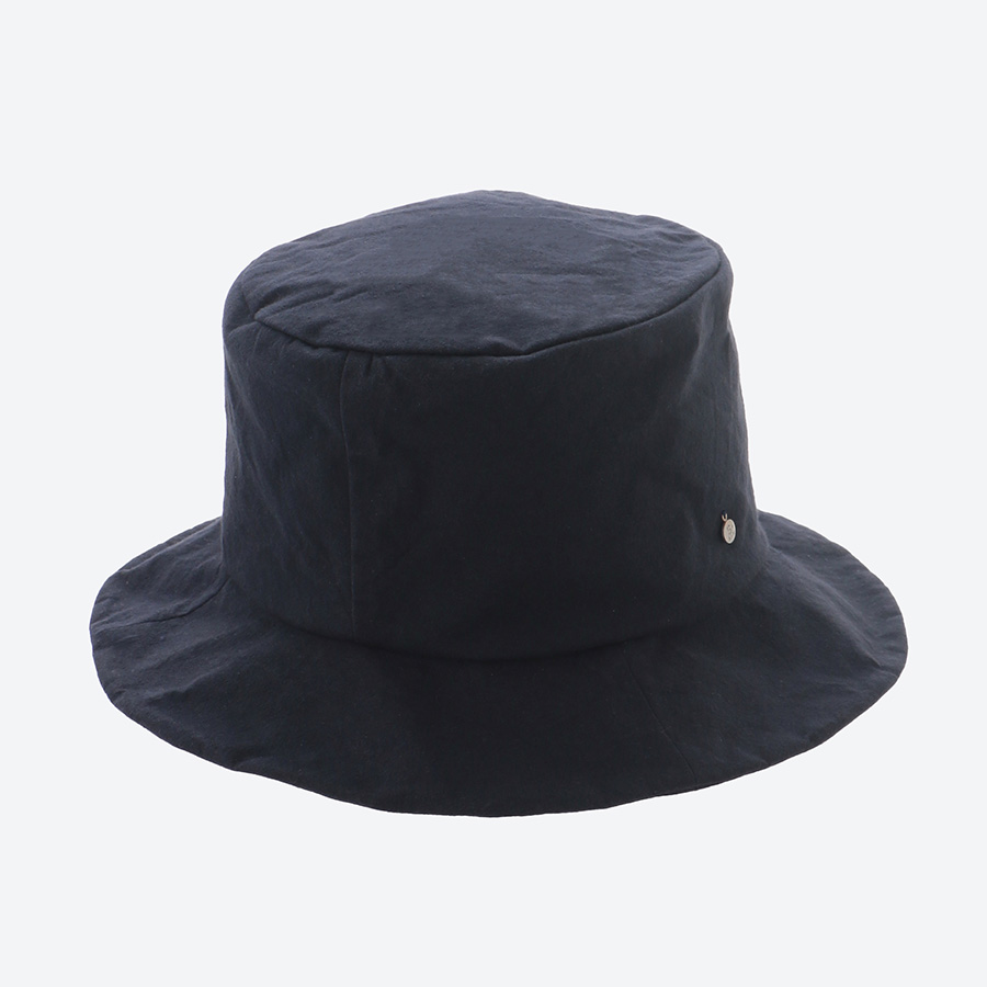 〈Ｓ＋ｋｉｋｉ〉Safari Hat Wax processing/ Navy Blue