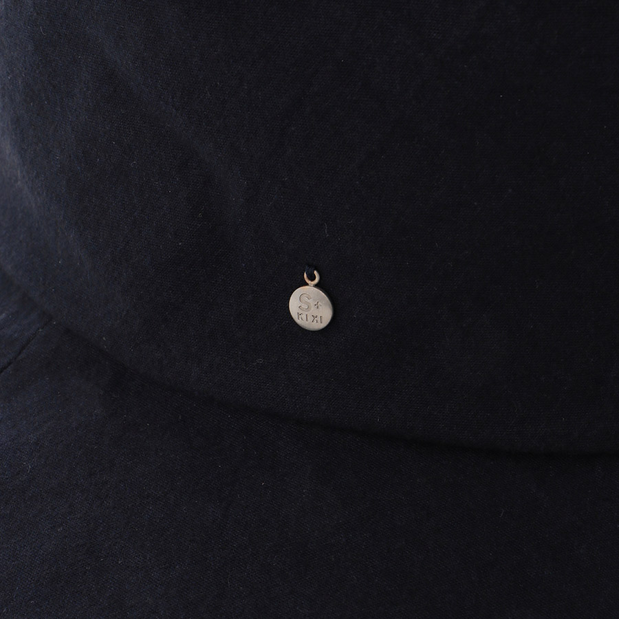 〈Ｓ＋ｋｉｋｉ〉Safari Hat Wax processing/ Navy Blue