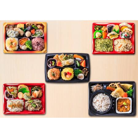 ＜桃中軒＞しずおか健康生活応援弁当5種セット5種類各1個
