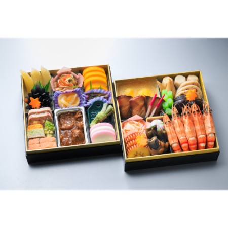 ＜桃中軒＞和洋おせち料理二段重【12月31日お届け】