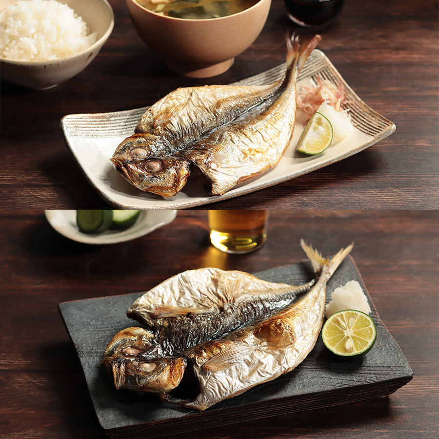 <NUMAZU HIMONO AWARD受賞>あじ干物食べ比べ5枚セット(三越伊勢丹選定)