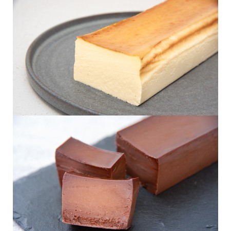 ＜お菓子と珈琲　赤池商店＞わすれられない。極上チョコテリーヌ、わすれられない。チーズケーキ　各１本づつの１セット