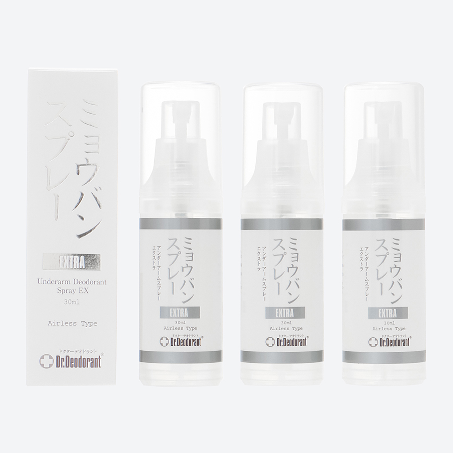 ＜ラムズマークス　Dr.deodorant＞ミョウバンスプレーEX　30ml　3本