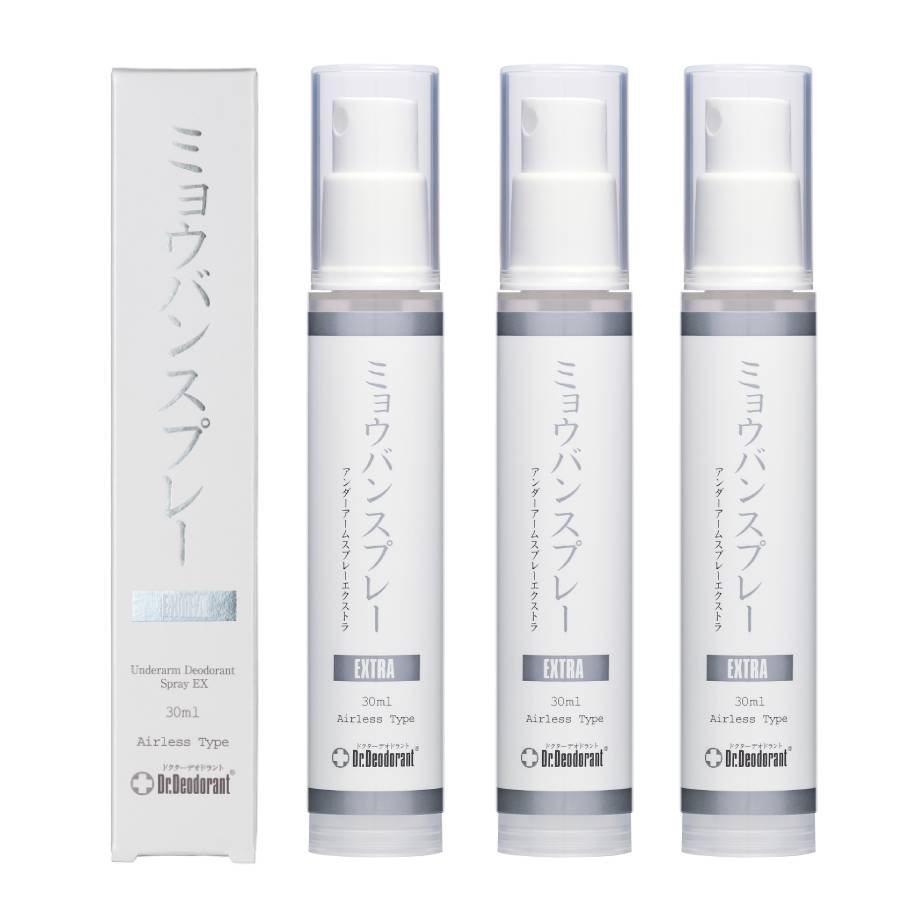 ＜ラムズマークス　Dr.deodorant＞ミョウバンスプレーEX　30ml　3本