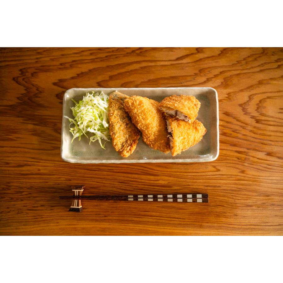 【定期便3ケ月】＜伊豆下田　小木曽商店＞ひもの屋さんの金目フライ・あじフライセット