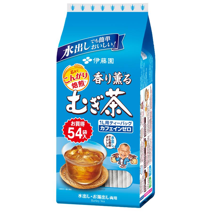 ＜伊藤園＞香り薫るむぎ茶５４P405ｇ（54袋）×10袋