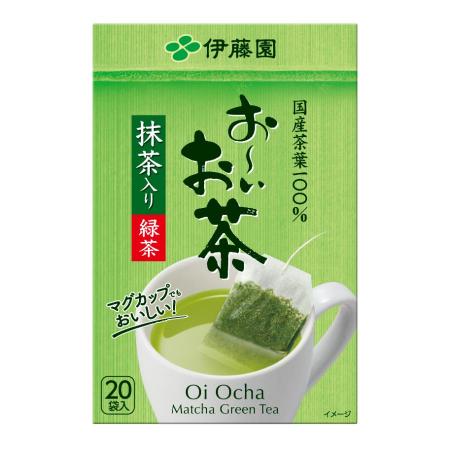 ＜伊藤園＞お～いお茶エコティーバッグ抹茶入り緑茶20袋36ｇ(20袋)×10箱