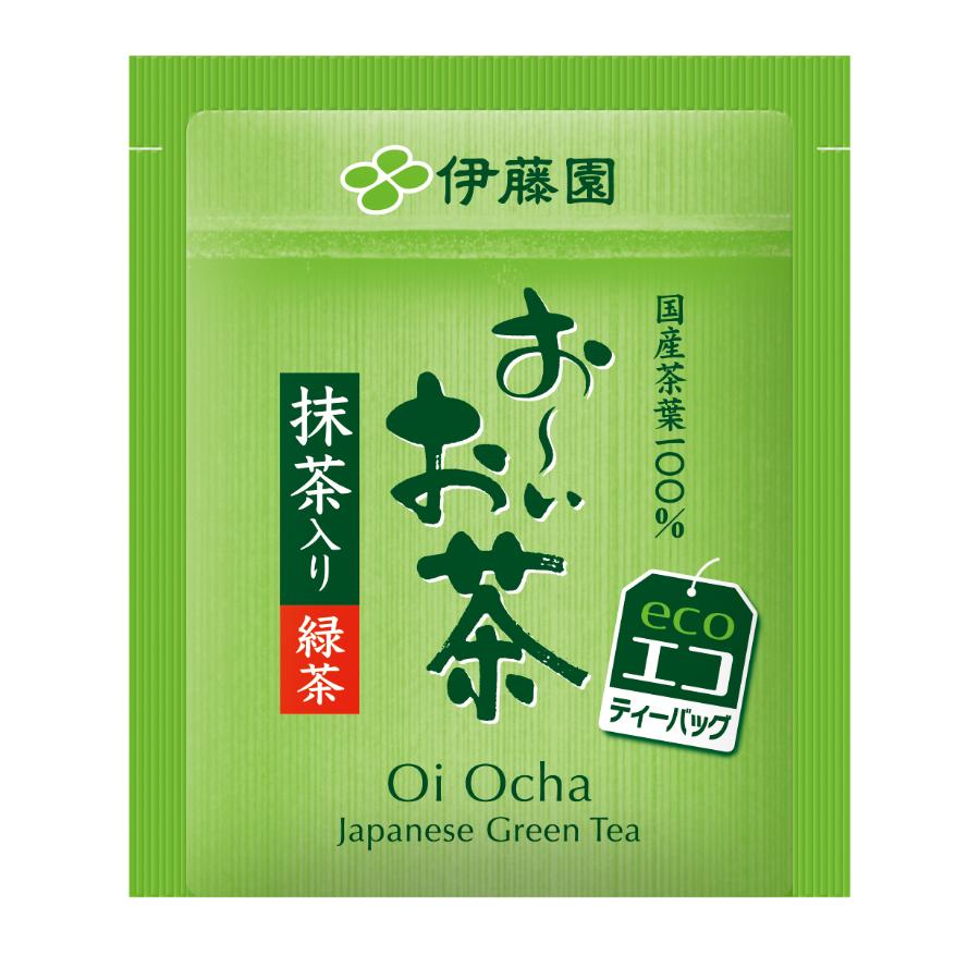 ＜伊藤園＞お～いお茶エコティーバッグ抹茶入り緑茶20袋36ｇ(20袋)×10箱