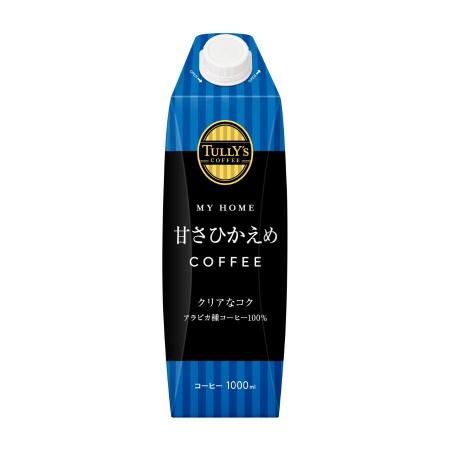 ＜伊藤園＞屋根型キャップ付き紙タリーズマイホーム微糖　1L1000ｍｌ×6本（1ケース）