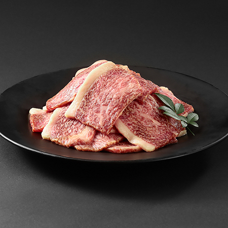 <焼肉屋さんの>極上黒毛和牛カルビ(500g)特製醤油だれ漬け