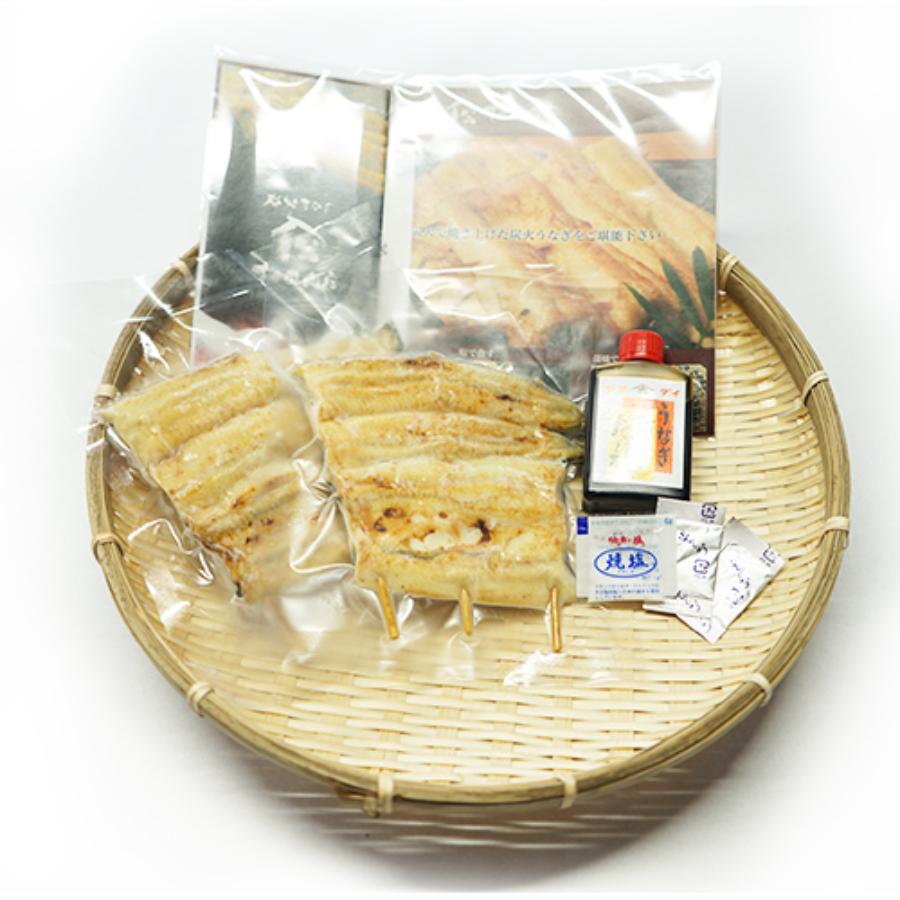 <ヤママツ村田商店>ブランド鰻【でしこ】×ヤママツ村田商店 炭火白焼き(大串サイズ)2串150g×2
