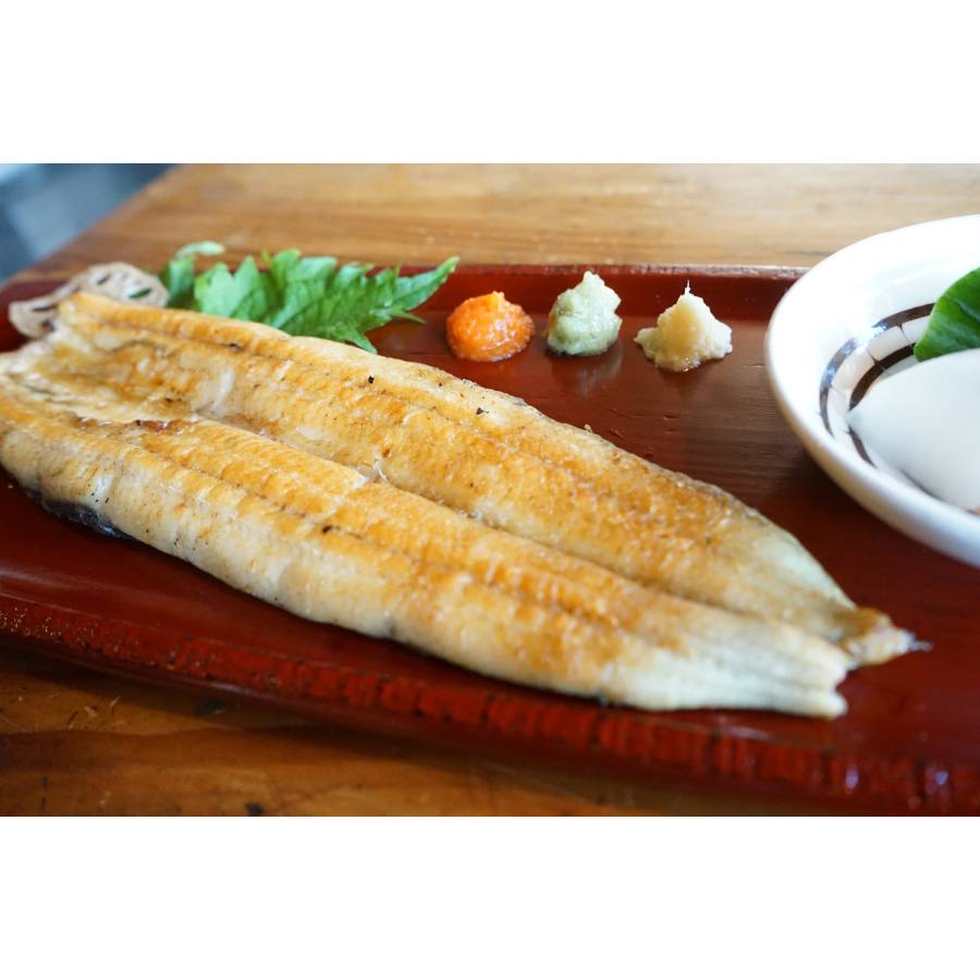 <ヤママツ村田商店>ブランド鰻【でしこ】×ヤママツ村田商店 炭火白焼き(長焼きサイズ)2尾200g×2