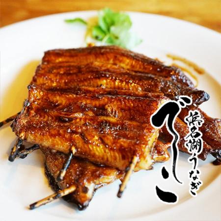 <ヤママツ村田商店>ブランド鰻【でしこ】×ヤママツ村田商店 炭火蒲焼き(太鰻 中串サイズ)4串110g×4