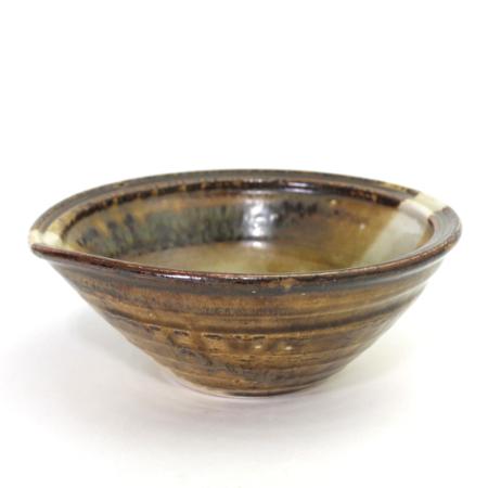 ＜王子窯＞灰釉　掛け分けボウル