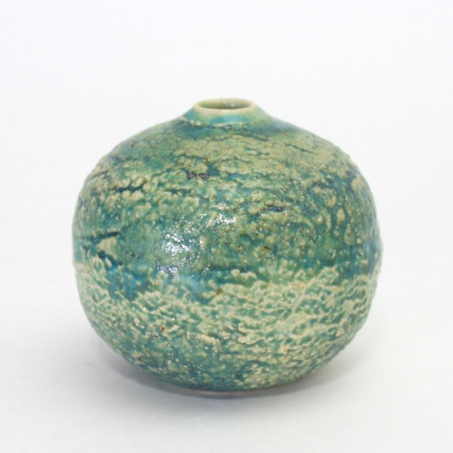 ＜王子窯＞青織部　花器