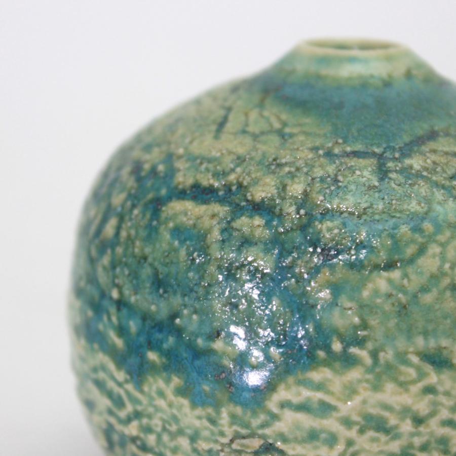 ＜王子窯＞青織部　花器