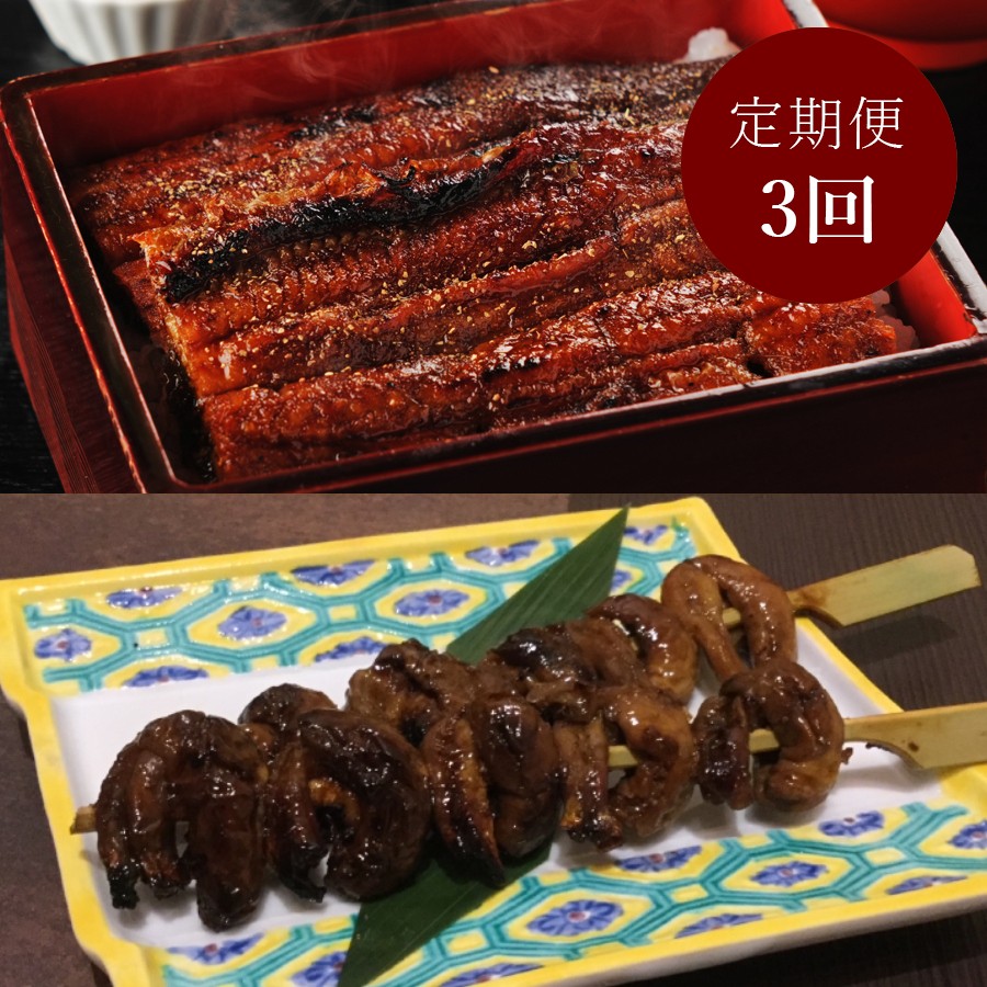 【三越伊勢丹選定】<うなぎ割烹 みかわ三水亭>三河産鰻蒲焼「極み」145g×2尾&鰻肝1袋【3ヵ月定期便】・M142