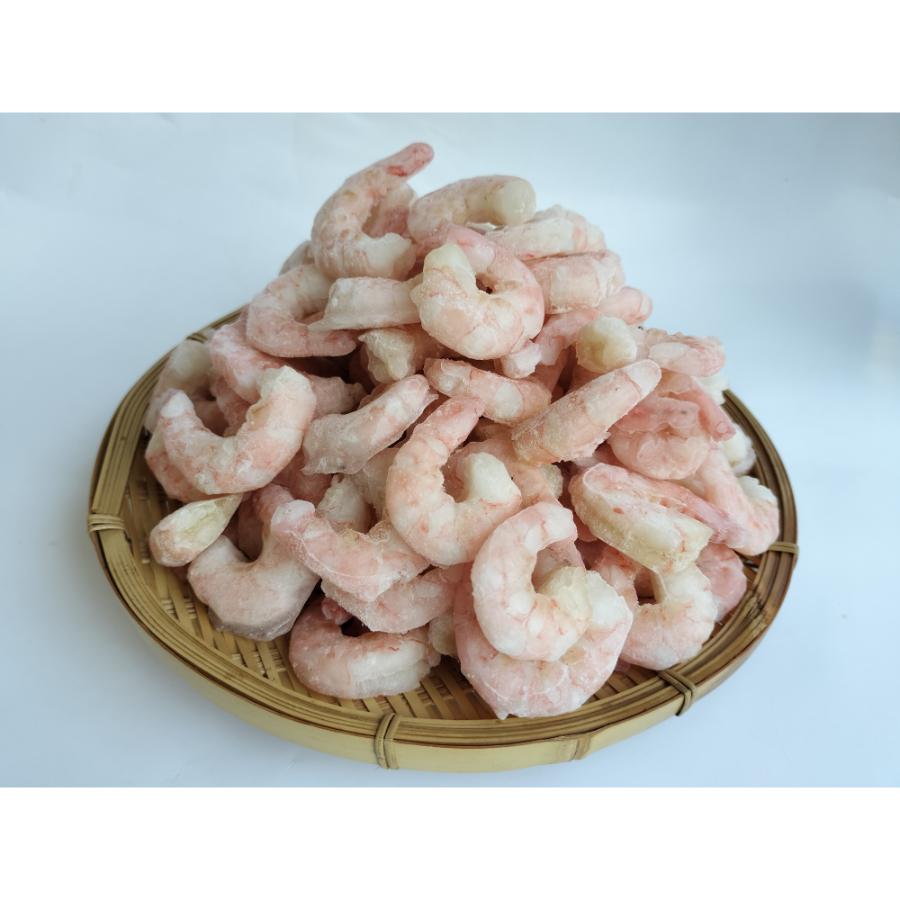 <星野水産>国産天然・無添加「むき海老」(ひげ長海老)200g×5(計1kg)・H088