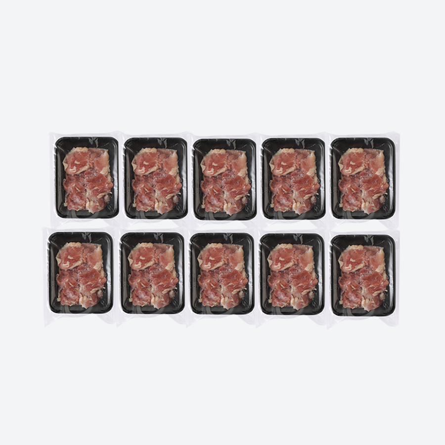 <デリカ食品工業>「名古屋コーチン」もも肉120g×10(計1.2kg)【6ヵ月定期便】