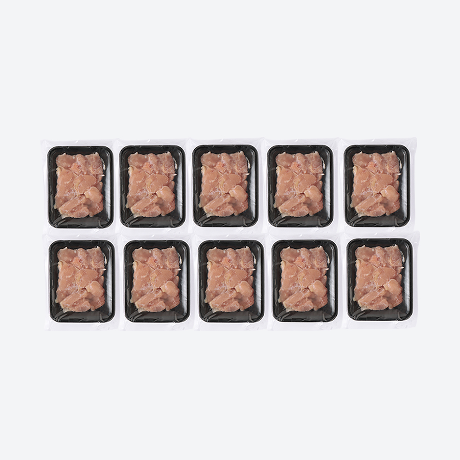 <デリカ食品工業>「名古屋コーチン」むね肉120g×10(計1.2kg)【6ヵ月定期便】