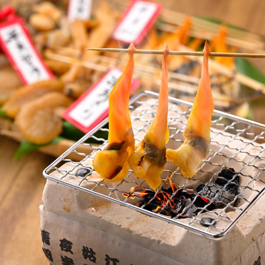 ＜岬水産＞天然「貝の干物」6種セット（串青柳・串とり貝・平貝・平貝ヒモ・とり貝・みる貝）