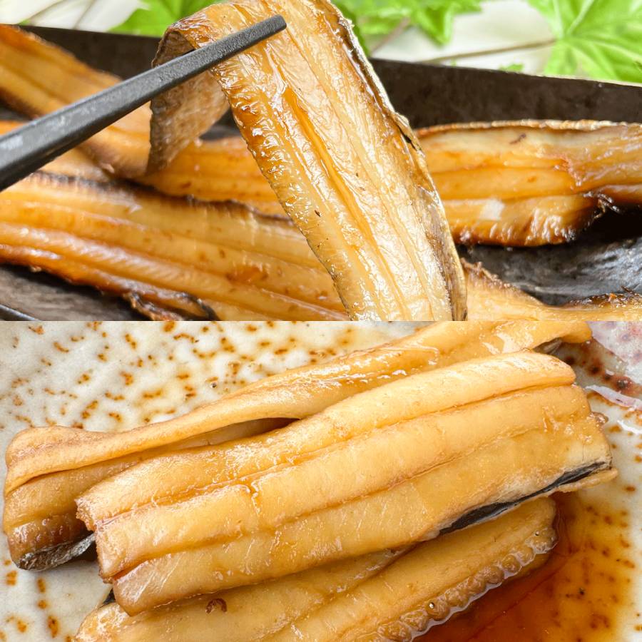 ＜岬水産＞愛知県知多半島産天然「太刀魚」 開き＆天日干し２種セット（骨なし）各２袋