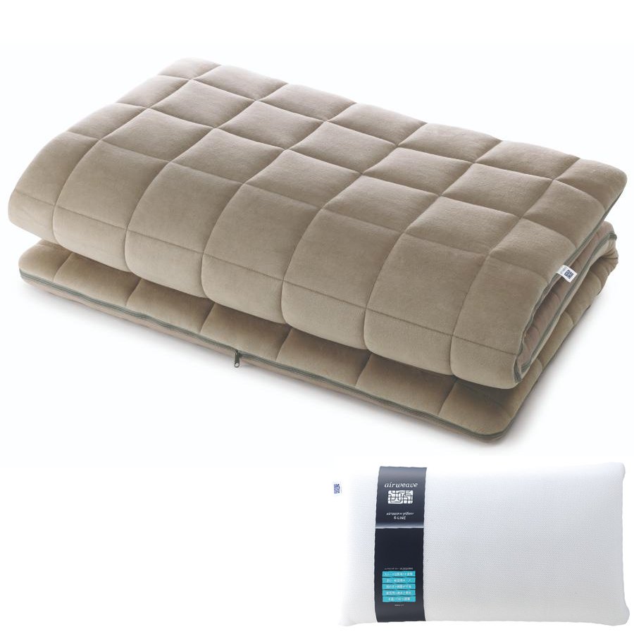 <エアウィーヴ>エアウィーヴ 四季布団・エアウィーヴ ピローS-LINE セミダブルサイズセット