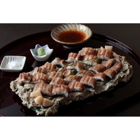 ＜うなぎの千代幸＞備長炭手焼き鰻「白焼」2尾