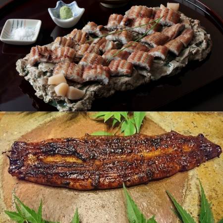 ＜うなぎの千代幸＞備長炭手焼き鰻「蒲焼・白焼」各1尾（計2尾）