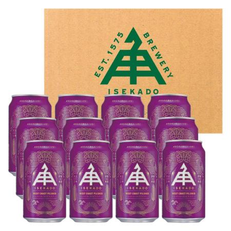【伊勢市制20周年記念】＜ISEKADO＞「ビール」『 West Coast Pilsner』 12缶セット IM103