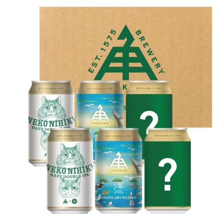 ＜ISEKADO＞冷蔵定番「ビール」2種4缶＆限定「ビール」2缶セット（計6缶） IM109