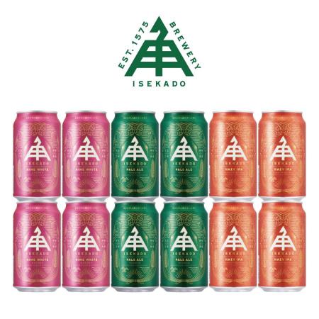 ＜ISEKADO＞伊勢角屋麦酒「ビール」3種12缶セット IM112