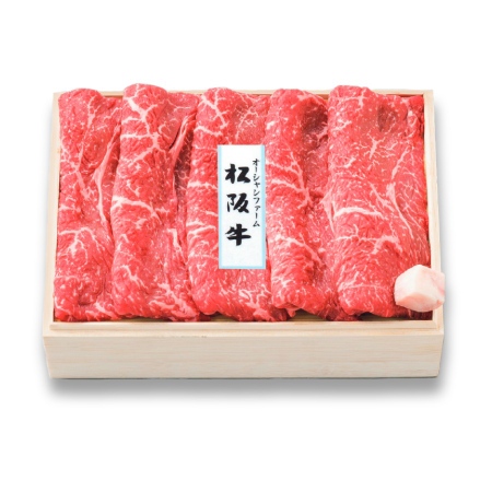 【オーシャンファーム】松阪牛もも肉すき焼き・焼き肉用 OSM100