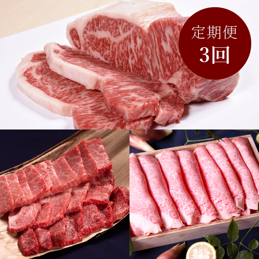 松阪牛定期便３回