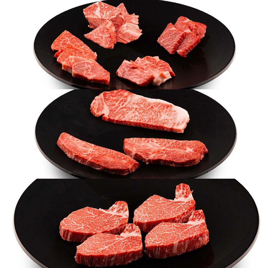 ＜千力＞「松阪牛」『ヒレ&シャトーブリアン&牛タン&希少赤身&霜降り』【定期便6ヵ月】