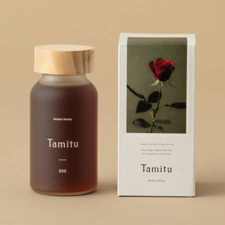 ＜Tamitu＞ハーブ・スパイスはちみつ(ダマスクローズのスパイシーなハーバルハニー)「Herbal Honey 000」250g