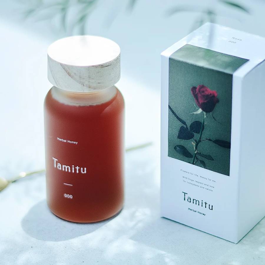 ＜Tamitu＞ハーブ・スパイスはちみつ(ダマスクローズのスパイシーなハーバルハニー)「Herbal Honey 000」250g