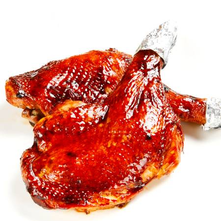 ＜鳥文＞三重県産「伊勢どり」ローストチキンレッグ（秘伝のタレ味）3本入り