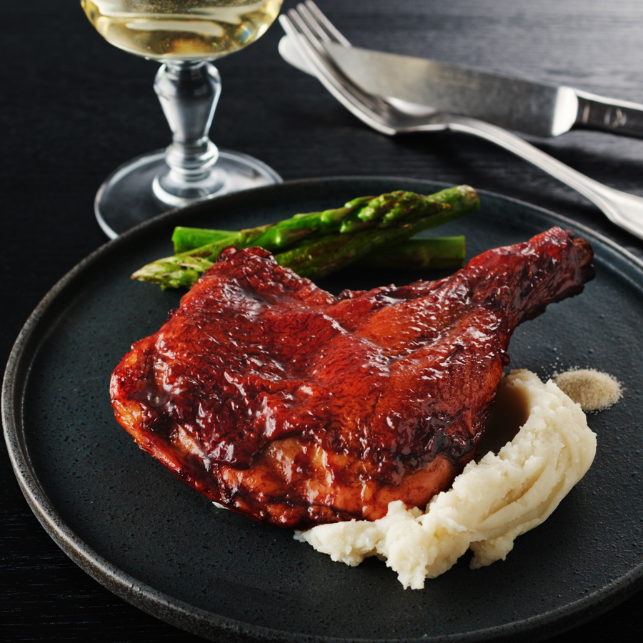 ＜鳥文＞三重県産「伊勢どり」ローストチキンレッグ（秘伝のタレ味）3本入り