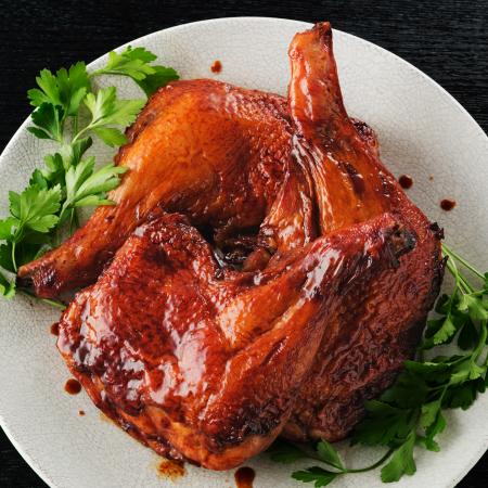 ＜鳥文＞三重県産「伊勢どり」ローストチキンレッグ（秘伝のタレ味）3本入り