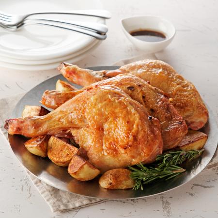 ＜鳥文＞三重県産「伊勢どり」ローストチキンレッグ（うま塩味）3本入り