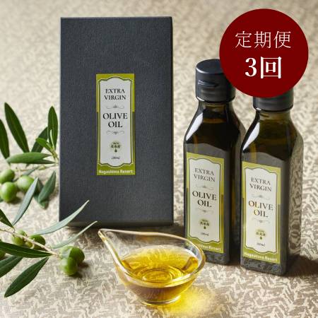＜長島観光開発＞長島産「エキストラバージン・オリーブオイル」120ｍlx2（計240ml）【3ヵ月定期便】