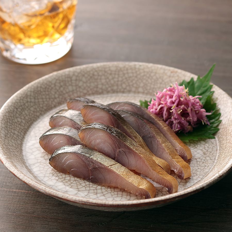 <海童工房 魚寅>”伊勢志摩安乗産”「天然鯖」冷燻製125g×5(計625g)
