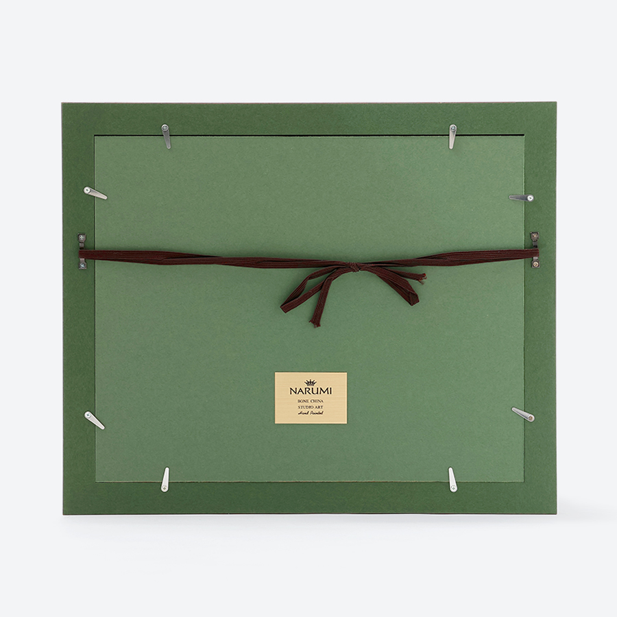 <NARUMI>ハンドペイント 陶額(ニュー・ドーン=バラ)